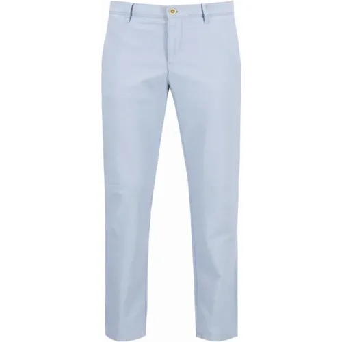 Frische Blaue Slim Fit Chino , Herren, Größe: W36 L32 - Alberto - Modalova