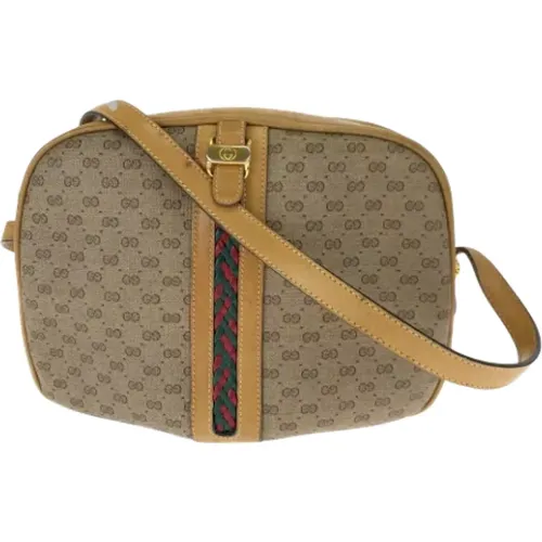 Pre-owned Canvas gucci-bags , female, Sizes: ONE SIZE - Gucci Vintage - Modalova