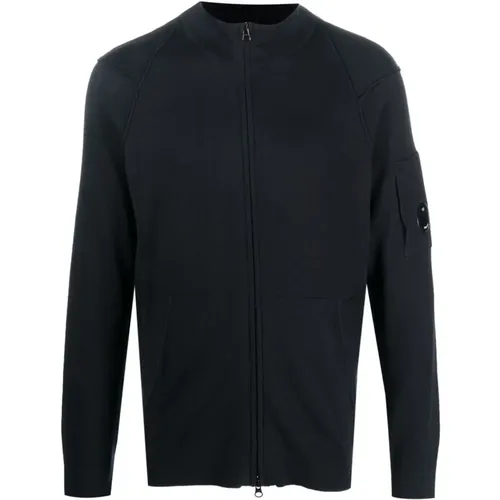 Zippered Sweatshirt , male, Sizes: S, M, 2XL - C.P. Company - Modalova