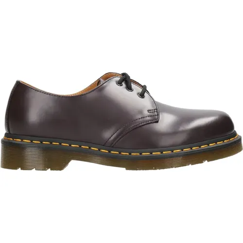 Lila Leder Schnürschuhe , Herren, Größe: 36 EU - Dr. Martens - Modalova