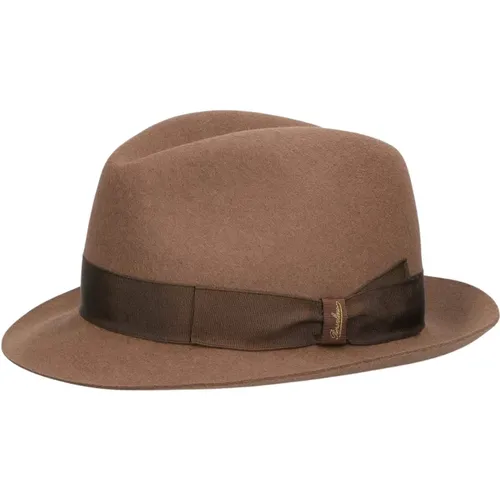 Klassischer Filz Trilby Hut , Herren, Größe: 60 CM - Borsalino - Modalova