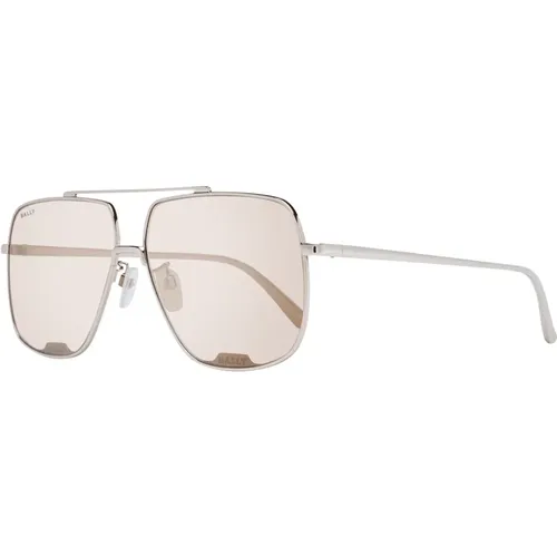 Roségold Aviator Sonnenbrille , unisex, Größe: ONE Size - Bally - Modalova