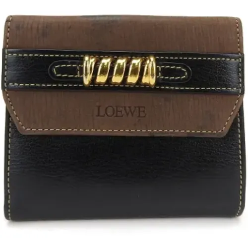 Pre-owned Leather wallets , female, Sizes: ONE SIZE - Loewe Pre-owned - Modalova