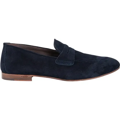 Braune Wildleder Loafer Schuhe - Alexander 1910 - Modalova