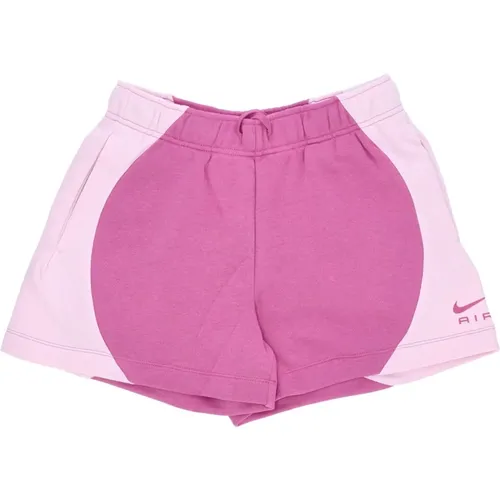 Cosmic Fuchsia Kurzer Trainingsanzug Damen Sportbekleidung , Damen, Größe: L - Nike - Modalova