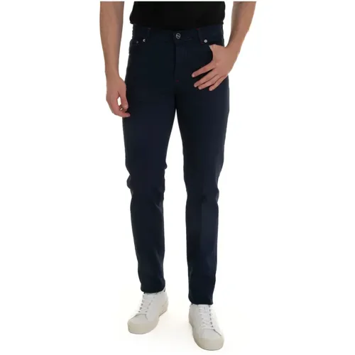 Slim-Fit Denim Jeans , male, Sizes: W38, W35, W32 - Kiton - Modalova