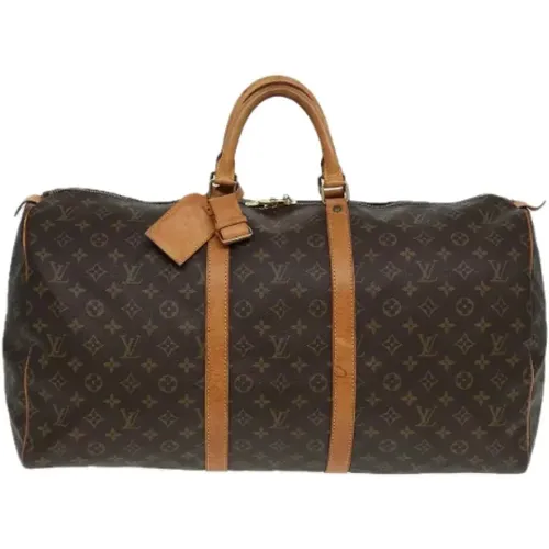 Pre-owned Canvas travel-bags , female, Sizes: ONE SIZE - Louis Vuitton Vintage - Modalova