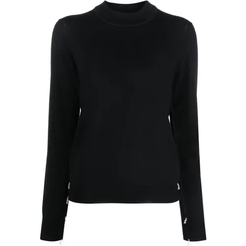 Wool Fringed Sweater , female, Sizes: L - Maison Margiela - Modalova