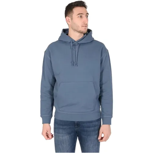 Cotton Blend Bright Sweatshirt , male, Sizes: 2XL, M, S, L, XL - Hugo Boss - Modalova