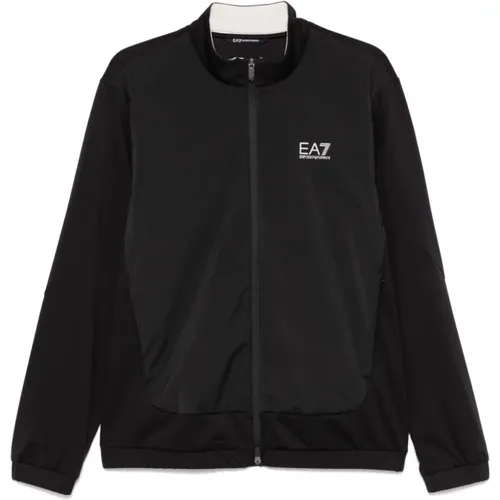 Ventus7 Sweater with Zip Fastening , male, Sizes: L, XL, 3XL, S, 2XL, M - Emporio Armani EA7 - Modalova