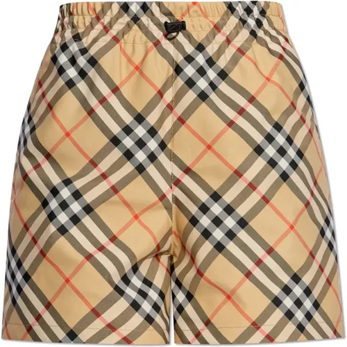 Checked shorts , female, Sizes: XS - Burberry - Modalova