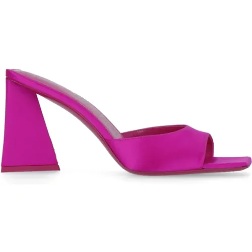 Fuchsia Heeled Attico Shoes , female, Sizes: 5 UK, 4 UK, 3 UK, 6 UK, 8 UK - The Attico - Modalova