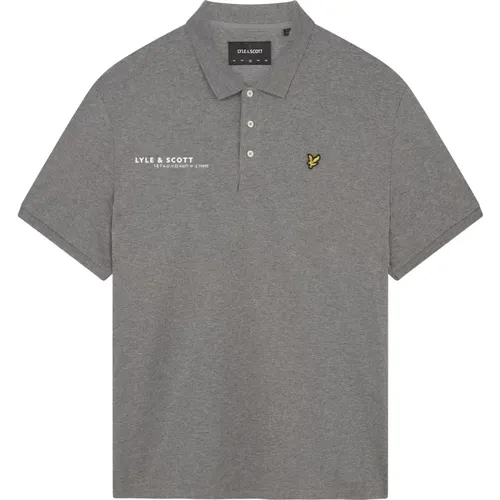 Koordiniertes Print Polo Shirt,Koordinaten Druck Polo Shirt - Lyle & Scott - Modalova