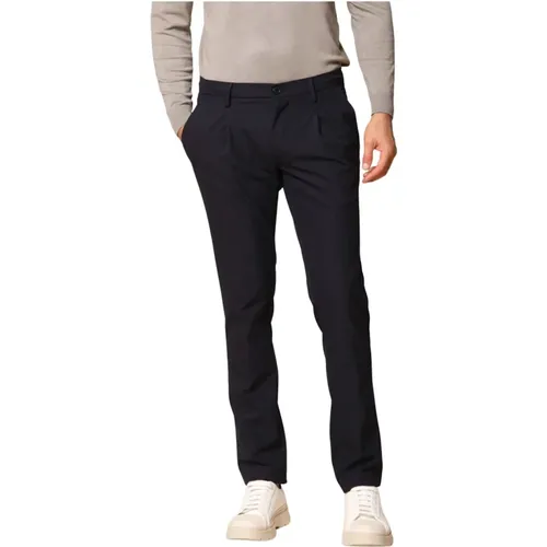 Blaue Chino Jogger Hose Regular Fit - Mason's - Modalova