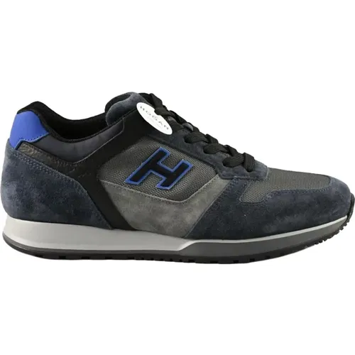 Stilvolle Lederschuhe mit Polyamid und Polyester , Herren, Größe: 41 EU - Hogan - Modalova