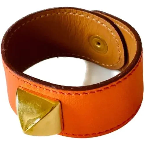 Pre-owned Leather bracelets , female, Sizes: ONE SIZE - Hermès Vintage - Modalova