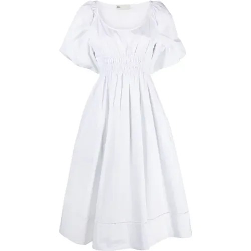 Pleated Midi Dress , female, Sizes: 2XS - TORY BURCH - Modalova