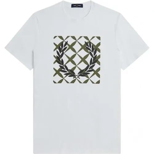 Graphic Logo Cotton T-Shirts , male, Sizes: XL - Fred Perry - Modalova