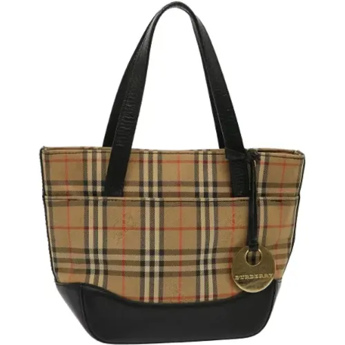 Pre-owned Canvas handbags , female, Sizes: ONE SIZE - Burberry Vintage - Modalova