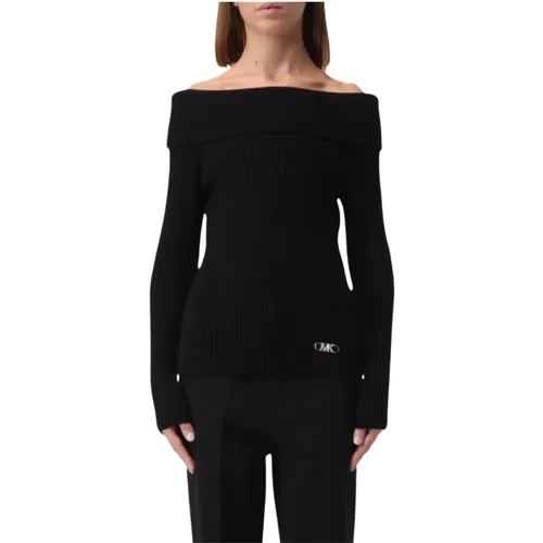 Sweater with Donut Collar , female, Sizes: S, M - Mar De Margaritas - Modalova