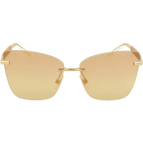 Luxury Chain Accent Butterfly Sungles , female, Sizes: 59 MM - Dolce & Gabbana - Modalova