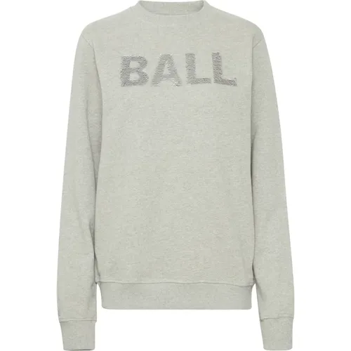 Grauer Sweatshirt D. Hampton Sw , Damen, Größe: M - Ball - Modalova