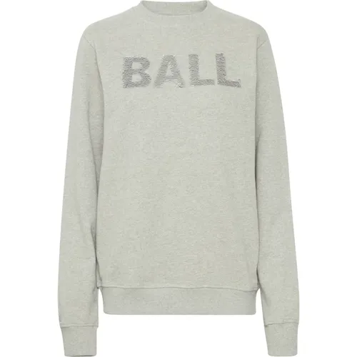 Grauer Sweatshirt D. Hampton Sw , Damen, Größe: S - Ball - Modalova