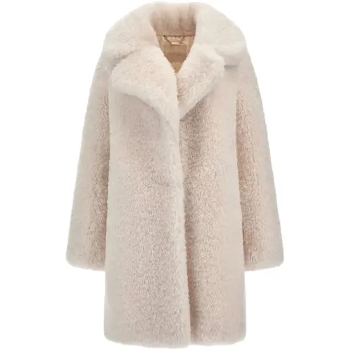 Faux Fur Womens Coat , female, Sizes: S - Guess - Modalova