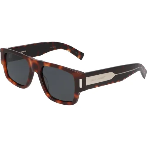 Square Frame Sonnenbrillen SL 665 , unisex, Größe: 55 MM - Saint Laurent - Modalova