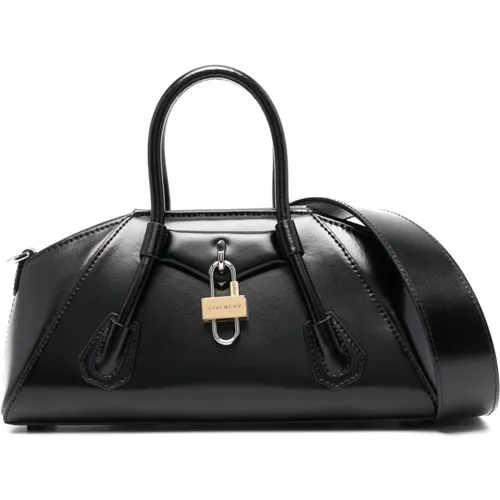 XS Xbody BAG,Schwarze Lederhandtasche mit Magnetverschluss - Givenchy - Modalova