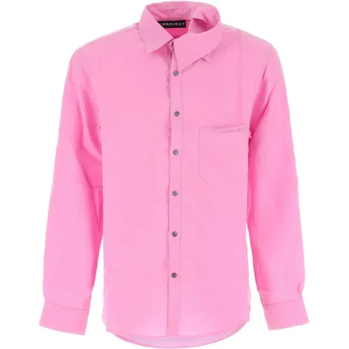 Pinkes Cupro -Shirt Y/Project - Y/Project - Modalova