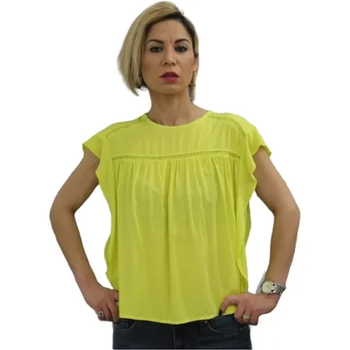 Short Sleeve Blouse , female, Sizes: 2XS, XS - Gaudi - Modalova