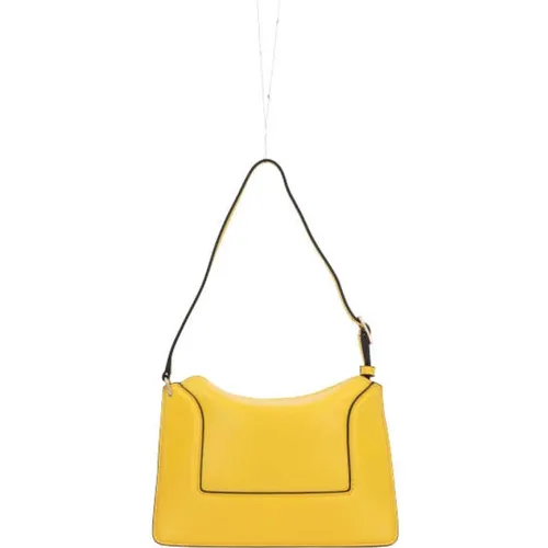 Smooth Leather Handbag with Contrast Profiles , female, Sizes: ONE SIZE - Wandler - Modalova