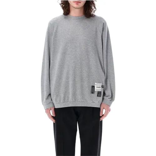Label Crewneck Sweatshirt , male, Sizes: L, M - Undercover - Modalova