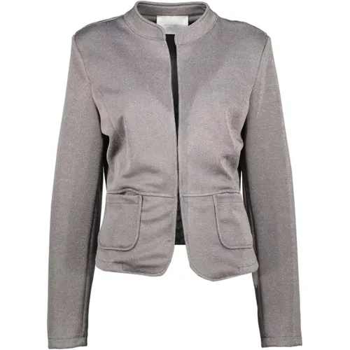 Graue Monreale Jacke , Damen, Größe: XL - Amélie & Amélie - Modalova