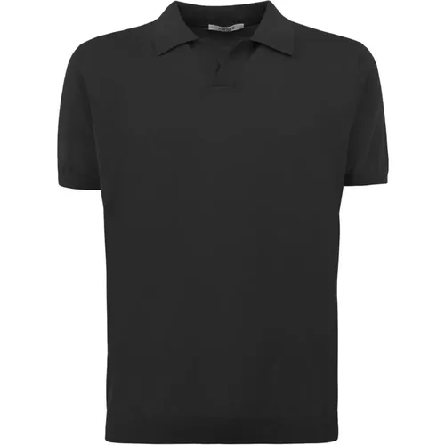 Silk & Cotton Polo Shirt , male, Sizes: 2XL, M - Kangra - Modalova