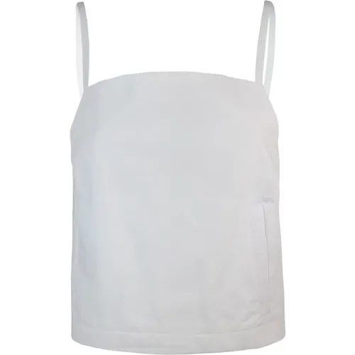 Cotton Sleeveless Top with Zipper , female, Sizes: S, 2XS - SPORTMAX - Modalova