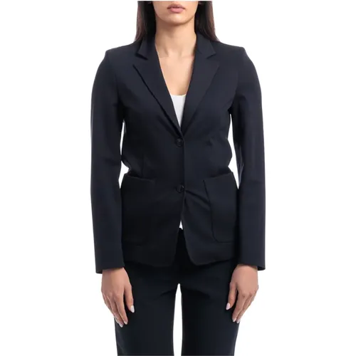 Viscose Two-Button Jacket , female, Sizes: 2XS - Seventy - Modalova