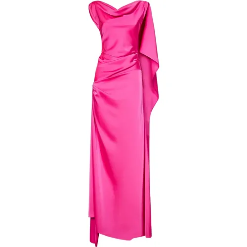 Women's Clothing Dress Fuchsia Ss24 , female, Sizes: 2XS - Rhea Costa - Modalova