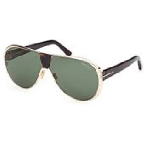 Metal Sunglasses for Men and Women , male, Sizes: 64 MM - Tom Ford - Modalova