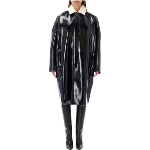 Lana Coated Overcoat - Philosophy di Lorenzo Serafini - Modalova