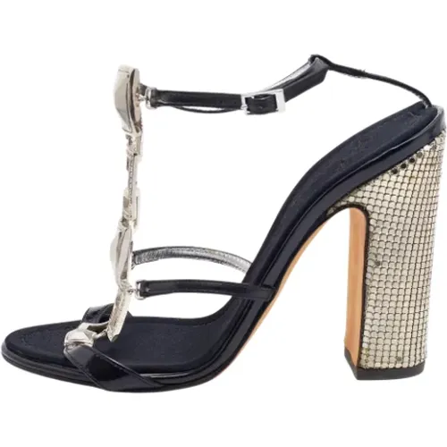 Pre-owned Leather sandals , female, Sizes: 4 UK - Giuseppe Zanotti Pre-owned - Modalova