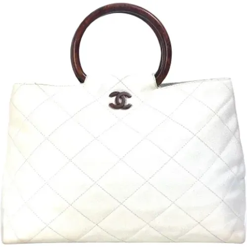 Pre-owned Leather totes , female, Sizes: ONE SIZE - Chanel Vintage - Modalova