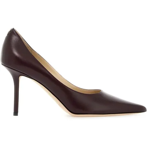 Golden Logo Leather Pumps , female, Sizes: 6 UK, 7 UK, 3 UK, 4 UK - Jimmy Choo - Modalova