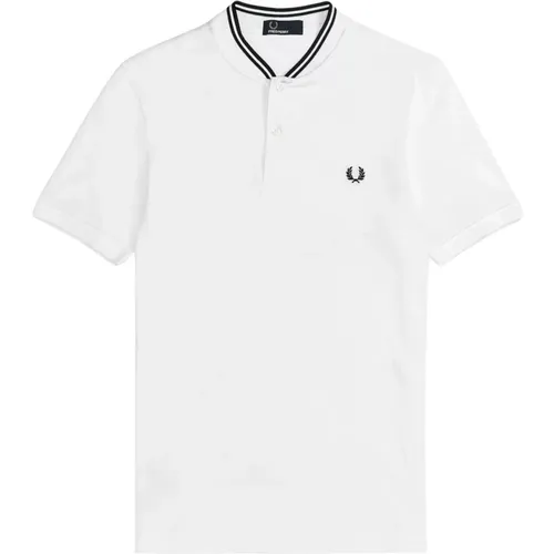 Bomber Style Cotton Polo Shirt , male, Sizes: XL, M - Fred Perry - Modalova