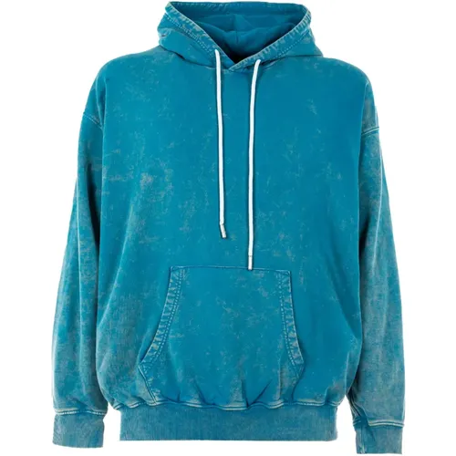 Blaue Baumwoll-Sweatshirt für Männer - Diesel - Modalova