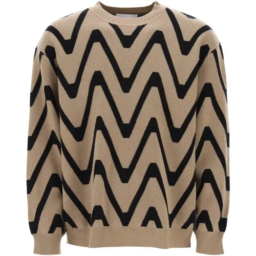 Cozy Knit Sweater Pullover , male, Sizes: L, S, M - closed - Modalova