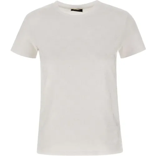 Weiße T-Shirts und Polos von , Damen, Größe: XL - Elisabetta Franchi - Modalova