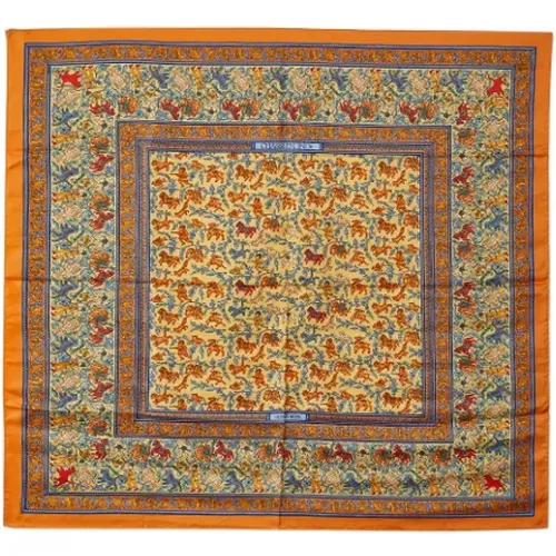 Pre-owned Silk scarves , female, Sizes: ONE SIZE - Hermès Vintage - Modalova