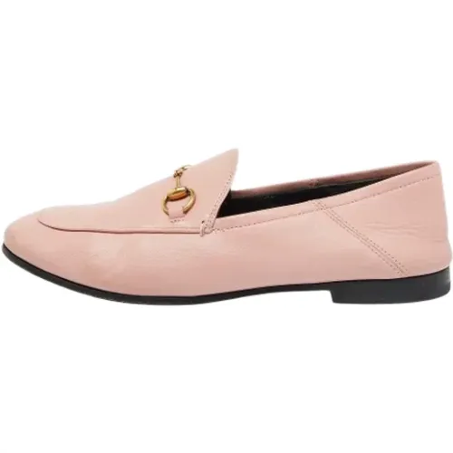 Pre-owned Leather flats , female, Sizes: 5 UK - Gucci Vintage - Modalova